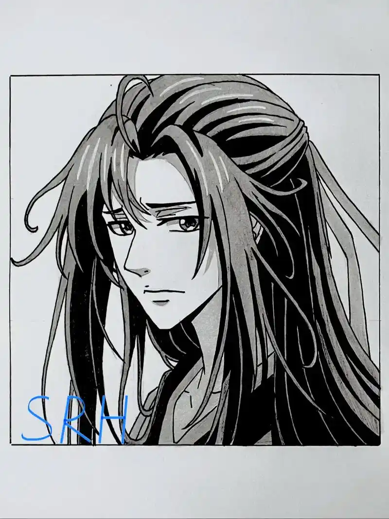 手把手教你画《魔道祖师》魏无羡.