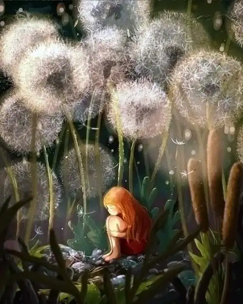 找回童心的插画:面对生活,谁还不是个孩子呢?