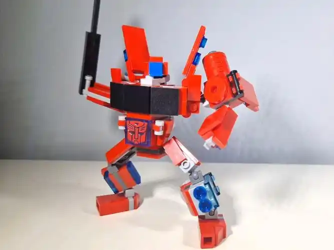 乐高变形金刚 agent red