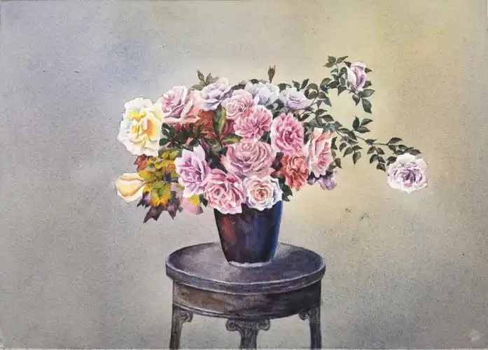 临摹黄有维老师的作品先背景后主体貌似对型的掌握更可控一点#画画的