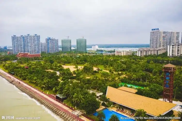 文昌清澜半岛航拍图片