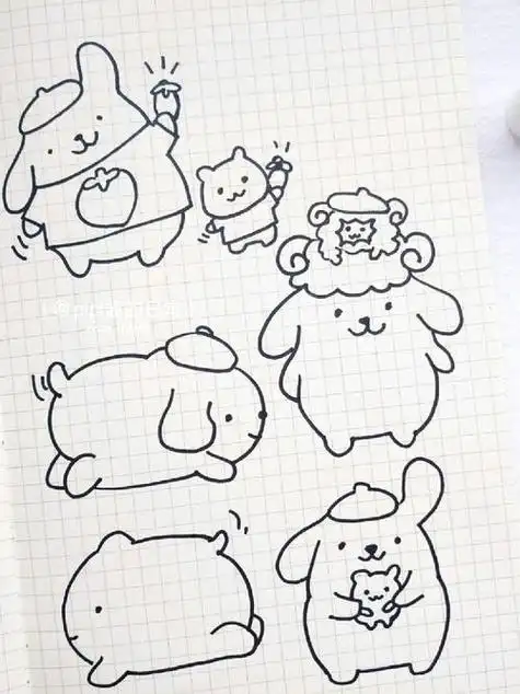 怎样把简笔画画的可爱