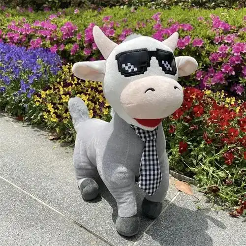 乾坤未定 你我皆牛马 送给你的牛马朋友恶搞牛马玩偶牛马兄弟公仔毛绒