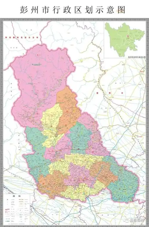 彭州位于成都的哪里?成都北向交通门户,西部经济强县