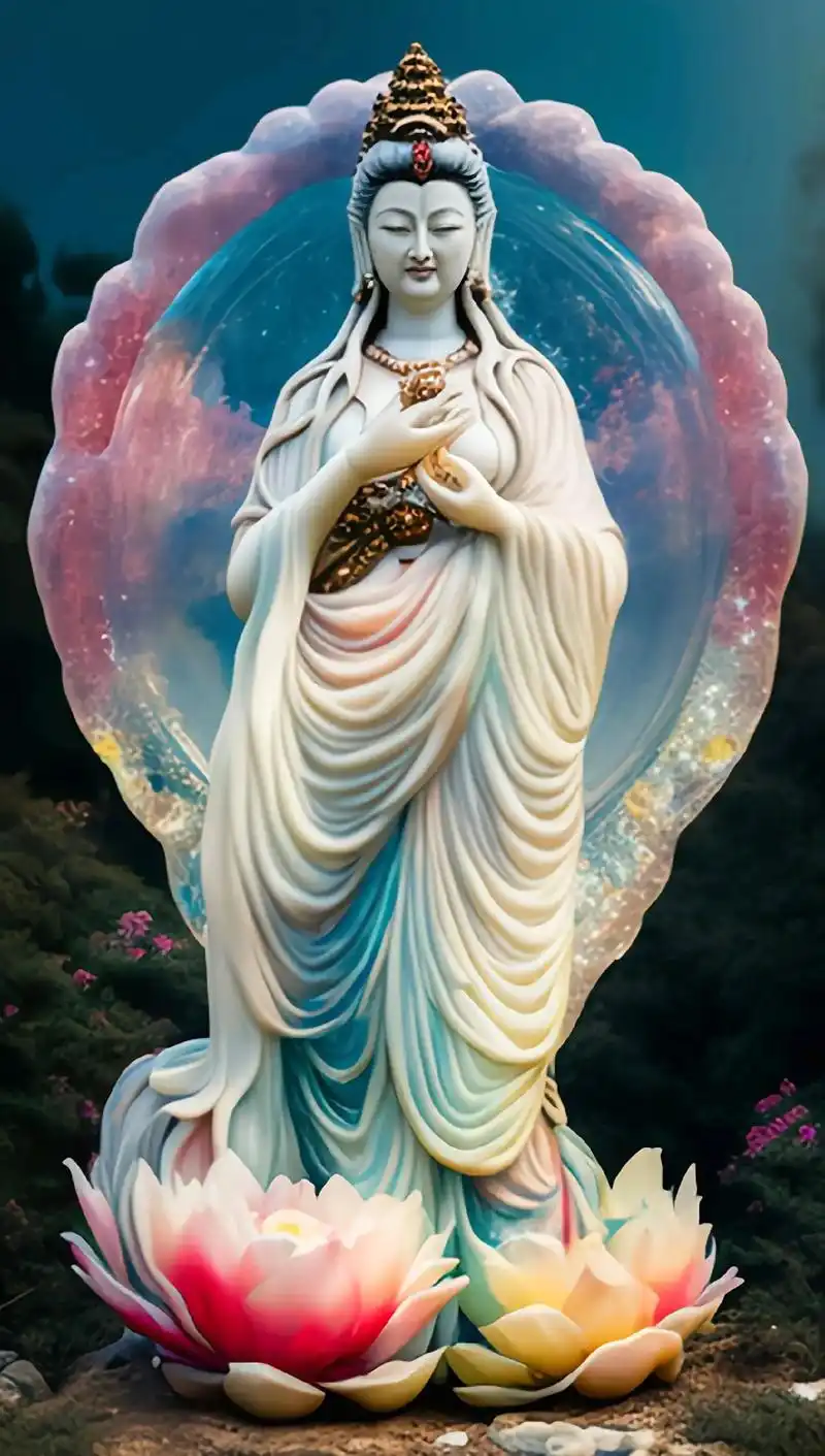 观音菩萨,佛光普照,见佛得福,我佛慈悲. #见者好 - 抖音