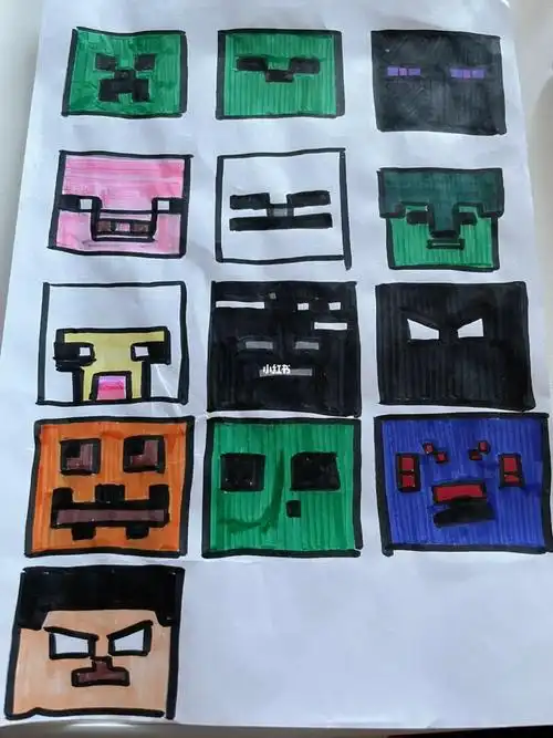 我的世界简笔画