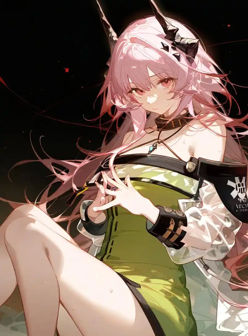 明日方舟# 小特啊,你怎么穿着凯尔希的衣服啊[滑稽]