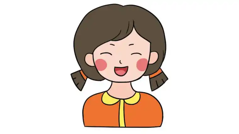 自画像简笔画女生