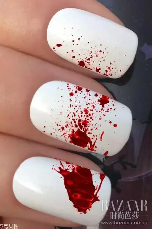 6种恶作剧万圣节美甲款式 惊悚又不失可爱