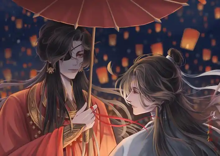 天官赐福插画图片壁纸