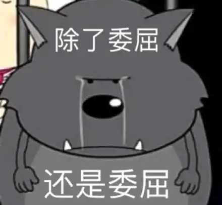 除了委屈还是委屈搞笑表情包斗图表情