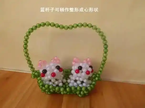 手工串珠情侣猫 制作全过程(上) - 抖音