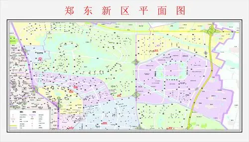 地图平面图郑东新区