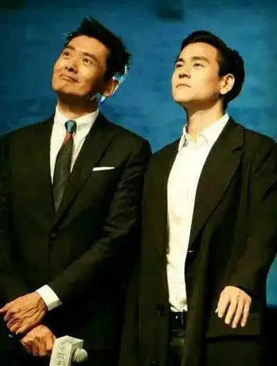 周润发身高对比 任达华/何润东跟周润发身高