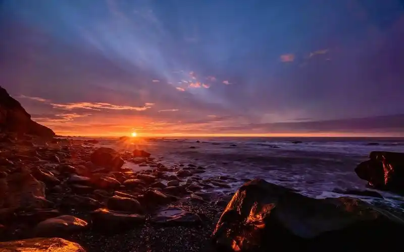 海边夕阳晚霞高清图片壁纸 第6页-高清背景图-zol桌面壁纸