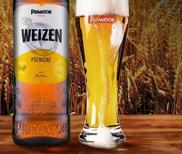 捷皇primator捷克进口精酿麦芽啤酒小麦西柚果味啤酒 500毫升 小麦精