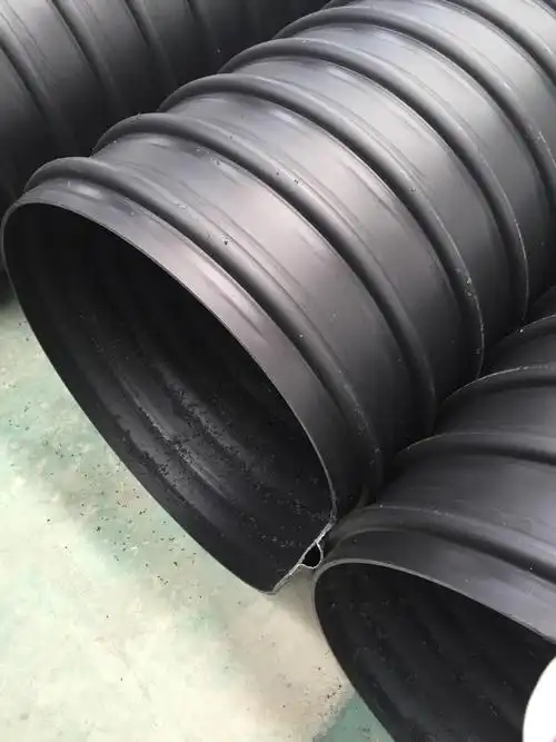 管材管件网 聚氯乙烯管网 > 河源盛畅管业钢带增强pe螺旋波纹管 钢带