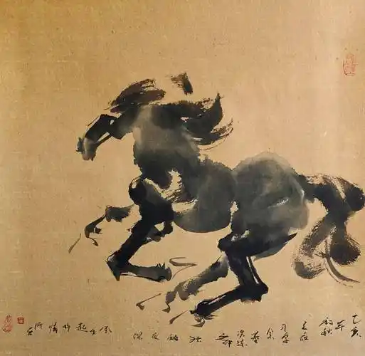 他笔下的骏马风骨——评蒲敦煌的画马艺术