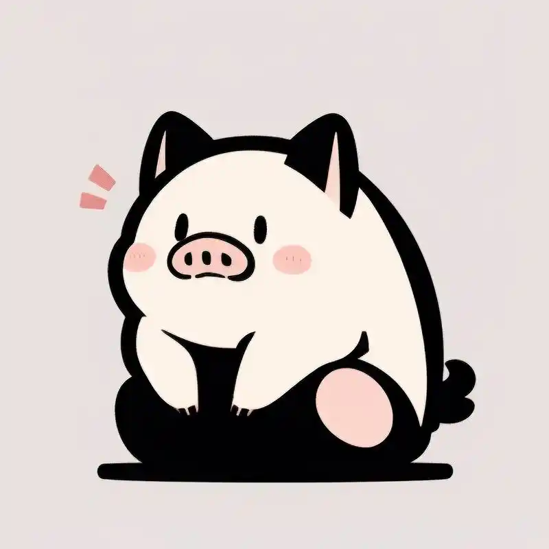 可爱猪猪头像9993快来挑选