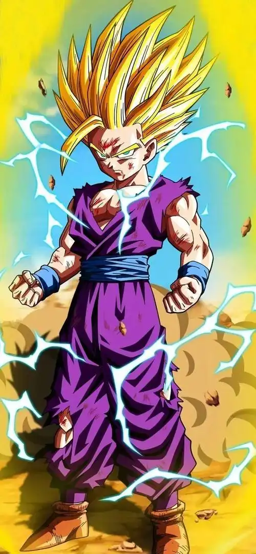 龙珠帅气超级赛亚人手机壁纸12p