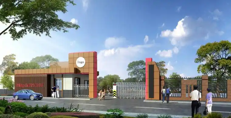 学校大门设计案例效果图