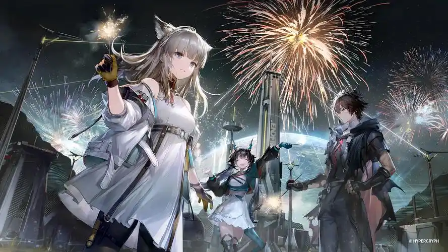 【画质提升】【去水印】明日方舟/终末地 元旦贺图 - 哔哩哔哩