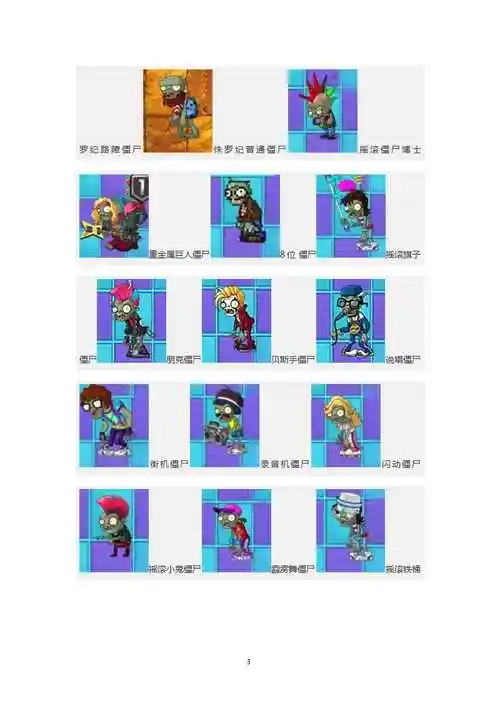 植物大战僵尸图鉴全图鉴2020年11月整理