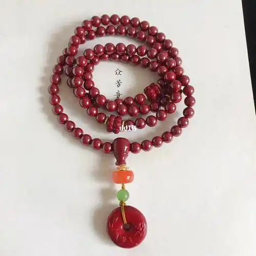 朱砂佛珠手链 毛衣链 多用款