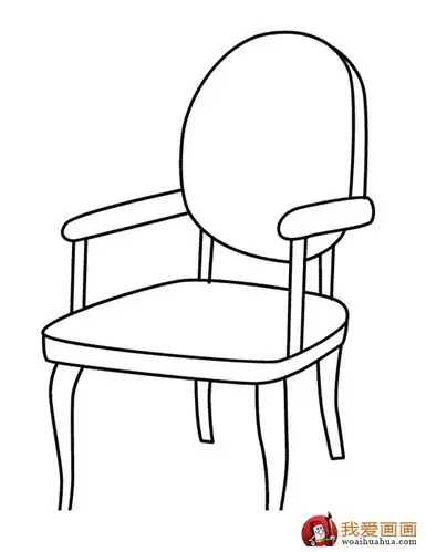 椅子简笔画,儿童简笔画椅子图片大全(3)_简笔画_儿童画_我爱画画网