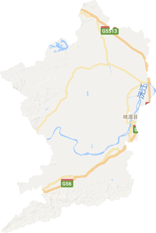 桃源县高清电子地图