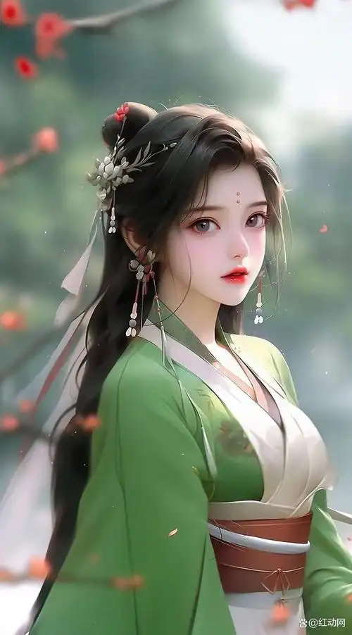 美女插画作为手机壁纸已成为一种流行趋势,它们以其独特的艺术风格和