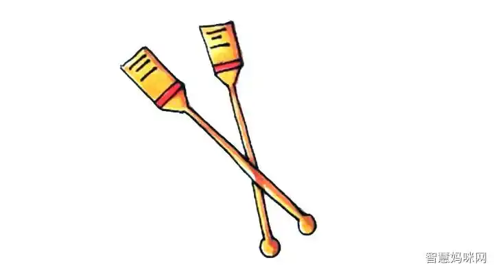 船桨简笔画画法步骤