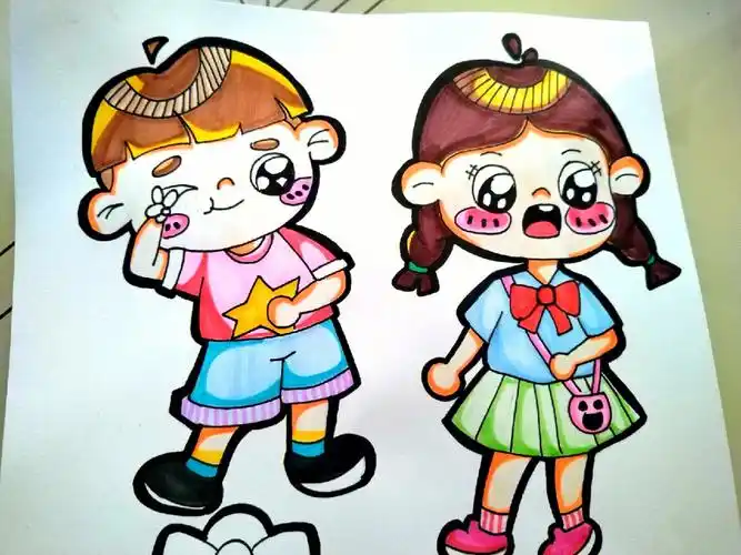 人物上色图来啦