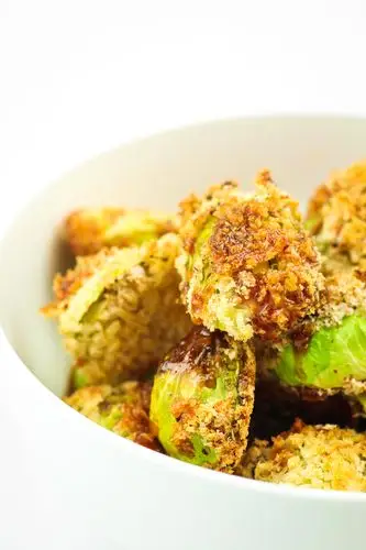 crispy oven fried brussels sprouts