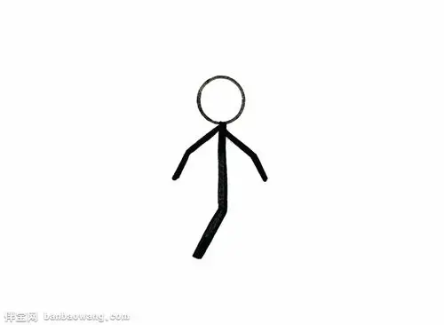 火柴人怎么画简笔画,超简单的火柴人简笔画教程