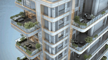 2米双层挑空的"云端住宅",并以游艇为灵感来源,颠覆式打造3大游艇式