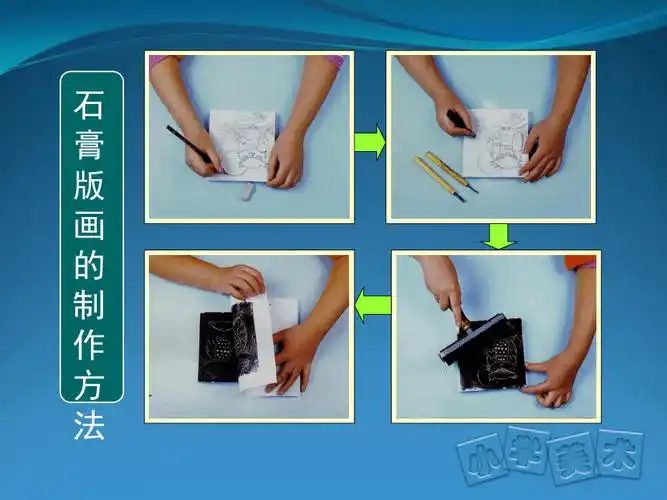 人美版北京四年级上册美术第11课动物石膏版画课件31张ppt