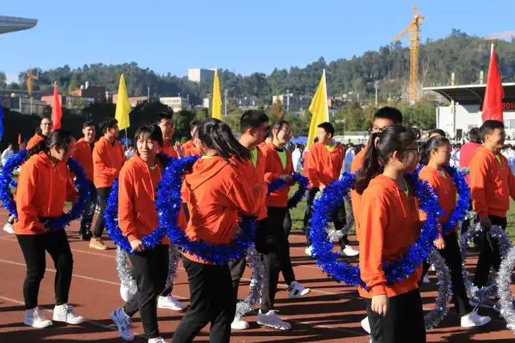 2018学年度昆八中冬季运动会开幕式