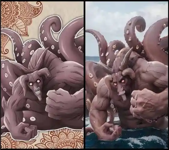 当《火影忍者》中的尾兽们用ai重绘,会是你想象中的样子吗?