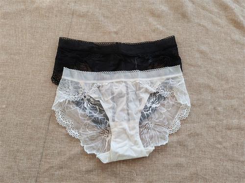 c11-05女式蕾丝小码中低腰内裤裤头底裤包臀少女学生舒适三角内裤