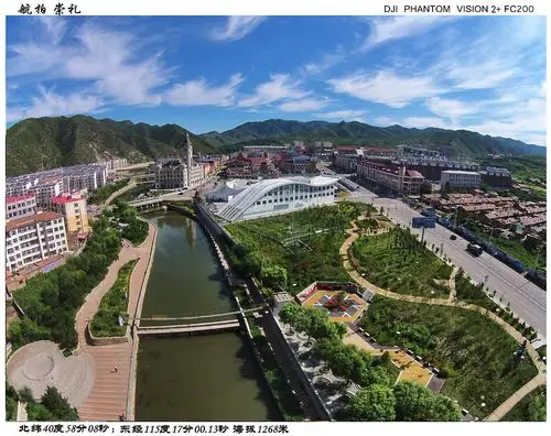2014年7月用精灵2v  拍摄的崇礼县城