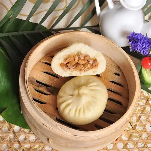 儿童早餐扬州特产五亭包子糕点速冻点心三丁包300g/360g袋