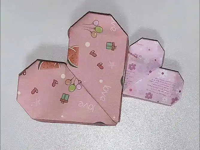 折纸爱心盒子