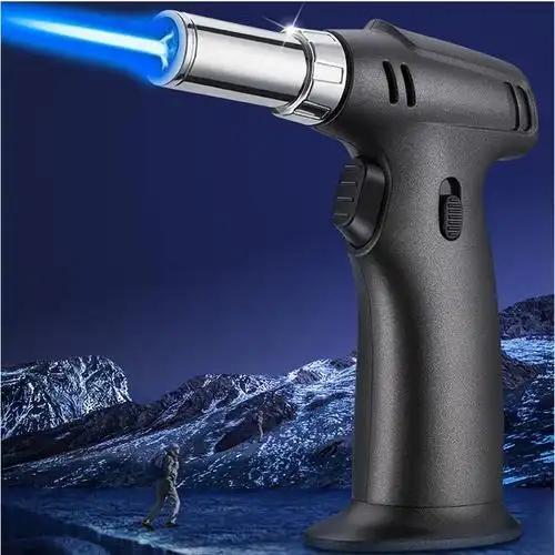 喷火枪点火器便携焊枪户外烧烤艾灸艾条厨房打火器直冲喷枪打火机巧乐