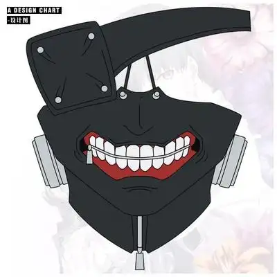 东京食尸鬼喰种正版动漫周边面具金木面罩cosplay口罩cosplay配件