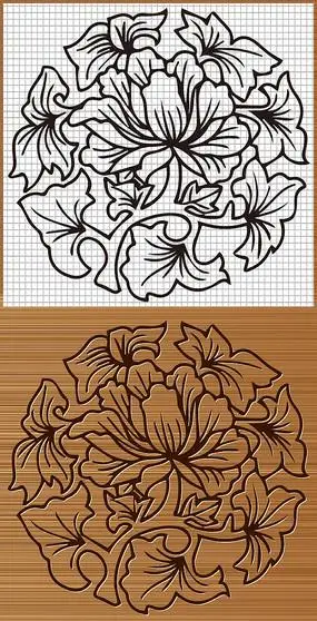 雕花艺术图案雕花隔断镂空花纹雕刻图案背景素材艺术雕刻图案雕刻图案