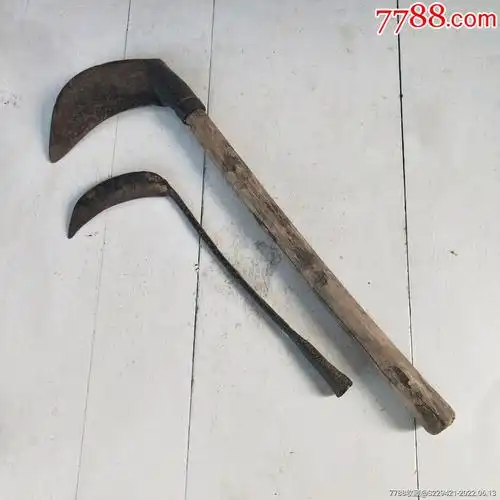 老铁匠锻打镰刀手工艺铁刀农用工具_价格230元_第1张_7788收藏__收藏