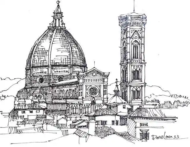 五一假期里的速写习作赏析