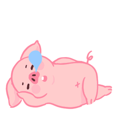 一只普通猪表情