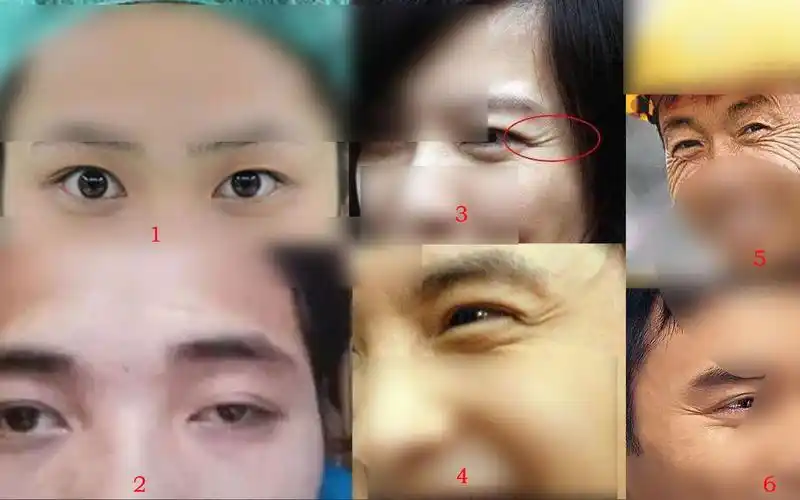 面相之眼相系列六,眼睛一大一小,鱼尾纹上扬,下垂,杂乱的含义